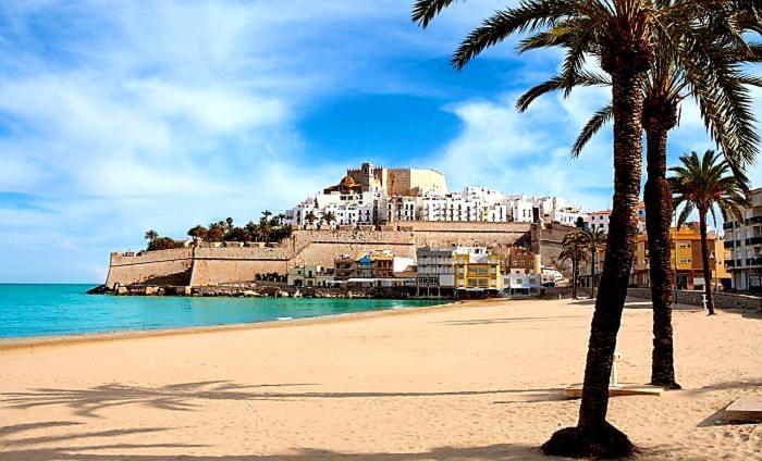 Appartamento ÁTICO AQUA PEÑÍSCOLA, 1ª Linea de Playa, Parking y Piscina Esterno foto